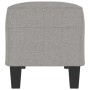Banco de tela gris claro 100x35x41 cm en Bancos | Comprar online en Foru.es