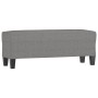 Banco de tela gris oscuro 100x35x41 cm en Bancos | Comprar online en Foru.es