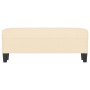 Banco de tela color crema 100x35x41 cm en Bancos | Comprar online en Foru.es