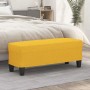 Banco de tela amarillo 100x35x41 cm en Bancos | Comprar online en Foru.es