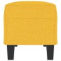 Banco de tela amarillo 100x35x41 cm en Bancos | Comprar online en Foru.es