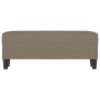 Banco de tela gris taupe 100x35x41 cm en Bancos | Comprar online en Foru.es