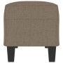 Banco de tela gris taupe 100x35x41 cm en Bancos | Comprar online en Foru.es