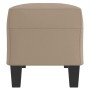 Banco de cuero sintético color capuchino 100x35x41 cm en Bancos | Comprar online en Foru.es