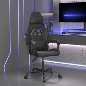 Silla gaming giratoria cuero sintético negro en Sillas gaming | Comprar online en Foru.es