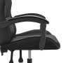 Silla gaming giratoria cuero sintético negro en Sillas gaming | Comprar online en Foru.es