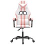 Silla gaming giratoria cuero sintético blanco y rosa en Sillas gaming | Comprar online en Foru.es