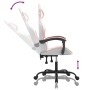 Silla gaming giratoria cuero sintético blanco y rosa en Sillas gaming | Comprar online en Foru.es