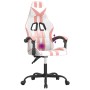 Silla gaming giratoria cuero sintético blanco y rosa en Sillas gaming | Comprar online en Foru.es