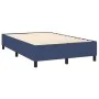 Cama box spring con colchón y LED tela azul 120x200 cm de vidaXL, Camas y somieres - Ref: Foro24-3134867, Precio: 438,65 €, D...