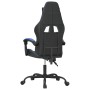 Silla gaming giratoria cuero sintético negro y azul en Sillas gaming | Comprar online en Foru.es