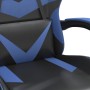 Silla gaming giratoria cuero sintético negro y azul en Sillas gaming | Comprar online en Foru.es