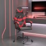 Silla gaming giratoria cuero sintético negro y rojo en Sillas gaming | Comprar online en Foru.es