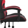 Silla gaming giratoria cuero sintético negro y rojo en Sillas gaming | Comprar online en Foru.es