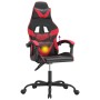 Silla gaming giratoria cuero sintético negro y rojo en Sillas gaming | Comprar online en Foru.es
