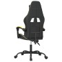 Silla gaming giratoria cuero sintético negro y dorado en Sillas gaming | Comprar online en Foru.es