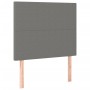Cama box spring con colchón y LED tela gris oscuro 120x200 cm de vidaXL, Camas y somieres - Ref: Foro24-3134702, Precio: 438,...