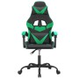 Silla gaming giratoria cuero sintético negro y verde en Sillas gaming | Comprar online en Foru.es