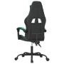 Silla gaming giratoria cuero sintético negro y verde en Sillas gaming | Comprar online en Foru.es