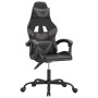 Silla gaming giratoria cuero sintético negro y gris en Sillas gaming | Comprar online en Foru.es