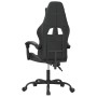 Silla gaming giratoria cuero sintético negro y gris en Sillas gaming | Comprar online en Foru.es