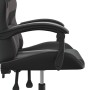 Silla gaming giratoria cuero sintético negro y gris en Sillas gaming | Comprar online en Foru.es
