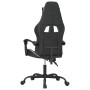 Silla gaming giratoria cuero sintético negro y blanco en Sillas gaming | Comprar online en Foru.es