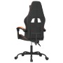 Silla gaming giratoria cuero sintético negro y naranja en Sillas gaming | Comprar online en Foru.es