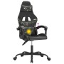 Silla gaming giratoria cuero sintético negro y camuflaje en Sillas gaming | Comprar online en Foru.es