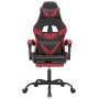 Silla gaming giratoria y reposapiés cuero sintético en Sillas gaming | Comprar online en Foru.es