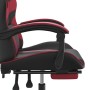 Silla gaming giratoria y reposapiés cuero sintético en Sillas gaming | Comprar online en Foru.es