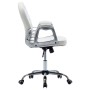 Silla de oficina giratoria de cuero sintético blanco de vidaXL, Sillas de oficina - Ref: Foro24-289362, Precio: 129,47 €, Des...