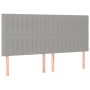 Cama box spring colchón y luces LED tela gris claro 180x200 cm de vidaXL, Camas y somieres - Ref: Foro24-3135053, Precio: 596...