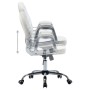 Silla de oficina giratoria de cuero sintético blanco de vidaXL, Sillas de oficina - Ref: Foro24-289362, Precio: 129,47 €, Des...