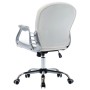 Silla de oficina giratoria de cuero sintético blanco de vidaXL, Sillas de oficina - Ref: Foro24-289362, Precio: 129,47 €, Des...