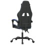 Silla gaming giratoria cuero sintético negro y azul en Sillas gaming | Comprar online en Foru.es