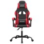 Silla gaming giratoria cuero sintético negro y rojo en Sillas gaming | Comprar online en Foru.es