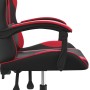 Silla gaming giratoria cuero sintético negro y rojo en Sillas gaming | Comprar online en Foru.es
