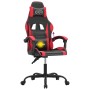Silla gaming giratoria cuero sintético negro y rojo en Sillas gaming | Comprar online en Foru.es