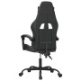 Silla gaming giratoria cuero sintético negro y gris en Sillas gaming | Comprar online en Foru.es