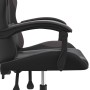 Silla gaming giratoria cuero sintético negro y gris en Sillas gaming | Comprar online en Foru.es