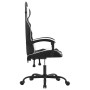 Silla gaming giratoria cuero sintético negro y blanco en Sillas gaming | Comprar online en Foru.es