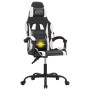 Silla gaming giratoria cuero sintético negro y blanco en Sillas gaming | Comprar online en Foru.es