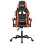 Silla gaming giratoria cuero sintético negro y naranja en Sillas gaming | Comprar online en Foru.es