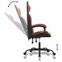 Silla gaming giratoria cuero sintético negro y naranja en Sillas gaming | Comprar online en Foru.es