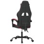 Silla gaming giratoria cuero sintético negro y rojo vino tinto en Sillas gaming | Comprar online en Foru.es