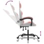 Silla gaming giratoria cuero sintético blanco y rosa en Sillas gaming | Comprar online en Foru.es
