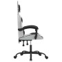 Silla gaming giratoria cuero sintético blanco y negro en Sillas gaming | Comprar online en Foru.es