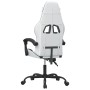 Silla gaming giratoria cuero sintético blanco y negro en Sillas gaming | Comprar online en Foru.es