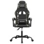 Silla gaming giratoria cuero sintético negro y camuflaje en Sillas gaming | Comprar online en Foru.es